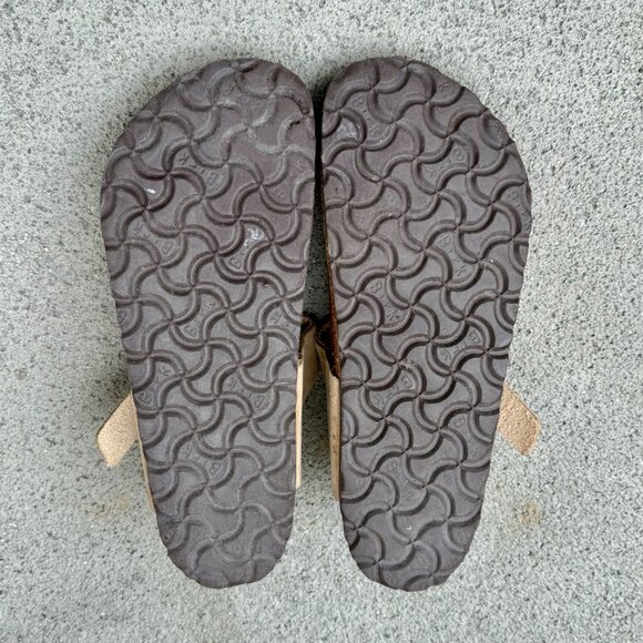 BIRKENSTOCK Gizeh Oiled Leather Sandals 36 5-5.5 Tan Shoes Flip Flops Slides - Picture 8 of 11